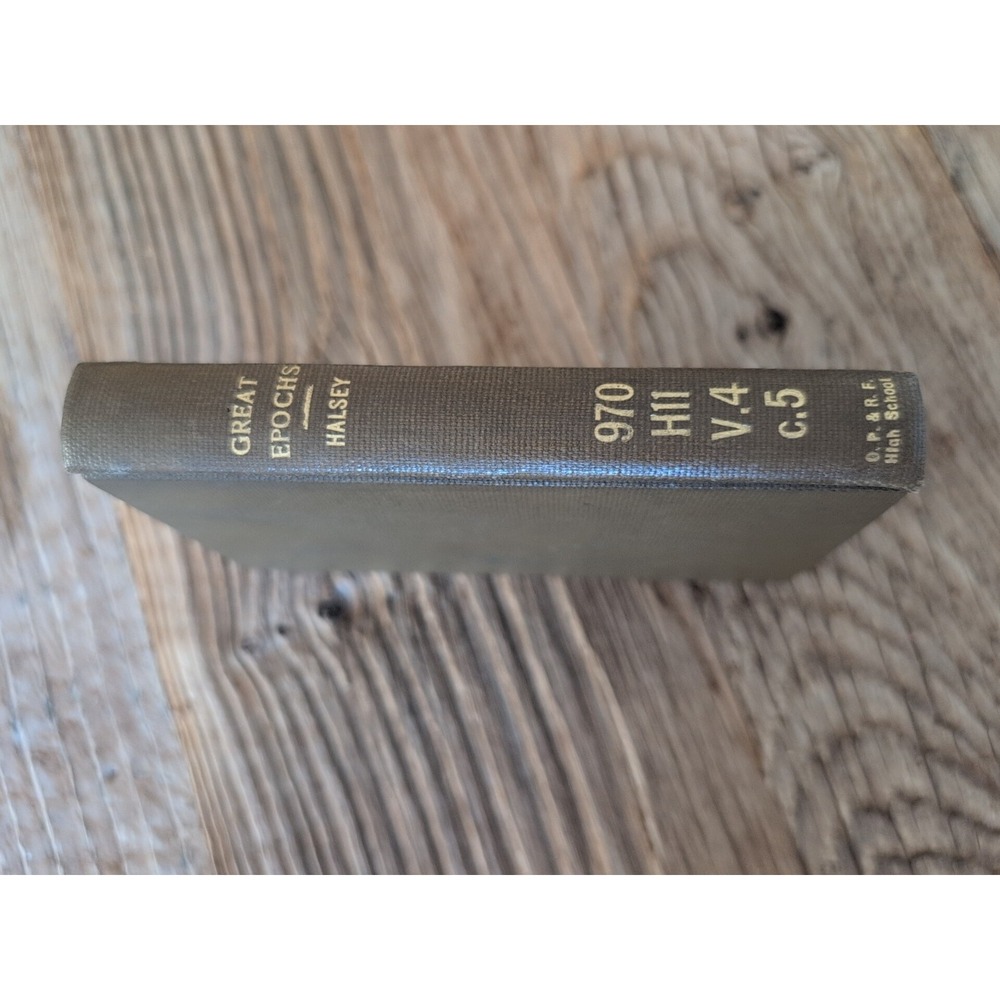 Great Epochs in American History Vol 4 Francis Halsey Antique Hardcover Book